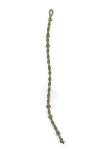 Sleek Sea Green with Beads Anklet image 3