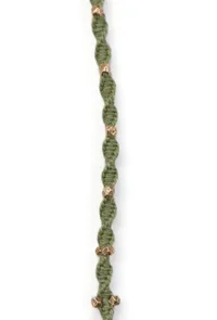 Sleek Sea Green with Beads Anklet image 5