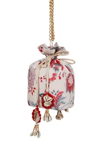 Ava Chintz Floral Potli image 4