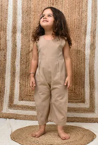 Beige Mul Mul Jumpsuit image 2