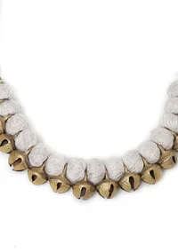 White Thread Copper Tribal Necklace image 3