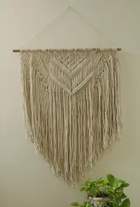 Latice Macrame Wall Hanging image 1