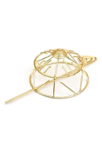 Golden Mandala Dome Brass Juda Pin image 2