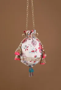 Nora Chintz Floral Potli image 1