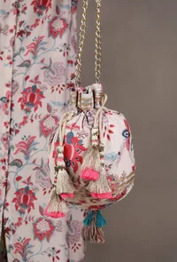 Nora Chintz Floral Potli image 2