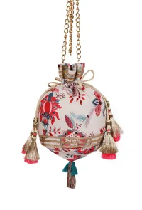 Nora Chintz Floral Potli image 3