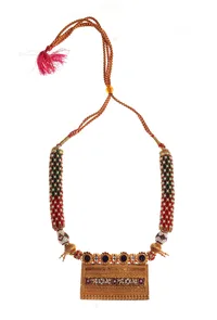 Ethnic Kundan Statement Necklace image 2