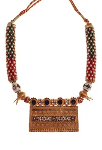 Ethnic Kundan Statement Necklace image 3