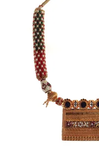 Ethnic Kundan Statement Necklace image 4