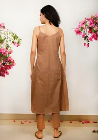 Brown Cotton slip image 4