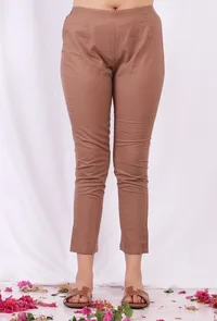 Brown Cotton slip image 5