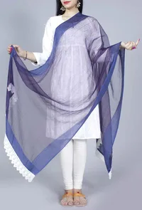 Joanna Crochet Lace Dupatta image 1