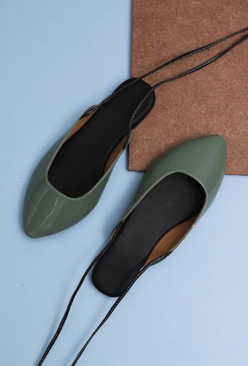 Sofia Grey Cruelty Free Leather Mules
