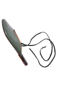 Sofia Grey Cruelty Free Leather Mules image 3