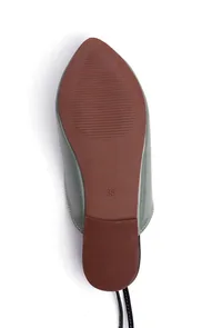 Sofia Grey Cruelty Free Leather Mules image 4