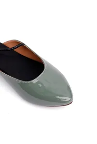 Sofia Grey Cruelty Free Leather Mules image 5