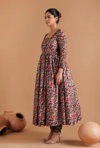 Binita Allover Kalamkari Kurta image 3
