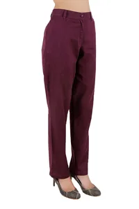 Purple Pure Cotton Pants image 2