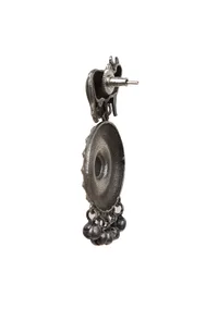 Nandi Textured Ghungroo Danglers image 4