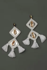 Adriana White Shell Tanglers image 2