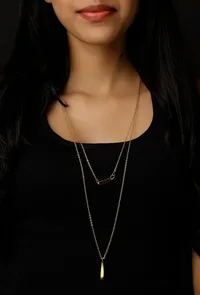 Ava Gold Layered Chain image 1