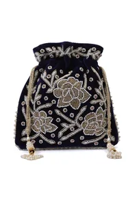 Royal Blue Elegance Potli image 3