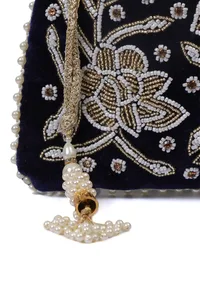 Royal Blue Elegance Potli image 5