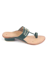 Traditional Handmade Genuine Cruelty-Free Leather Kolhapuri Chappal image 4