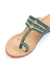 Traditional Handmade Genuine Cruelty-Free Leather Kolhapuri Chappal image 5