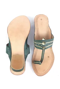 Traditional Handmade Genuine Cruelty-Free Leather Kolhapuri Chappal image 6