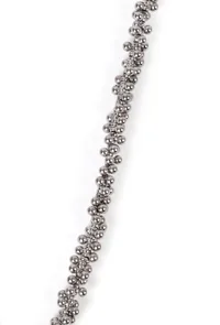 German Silver Designer Long Chain Ghunghru Bead Round Pendant image 5