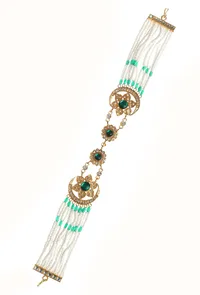 Rajwadi Moti-Emerald Matha Patti image 2