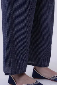 Blue Cotton Palazzo image 4