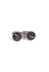 Mayur German Silver Adjustable Toe Ring image 3