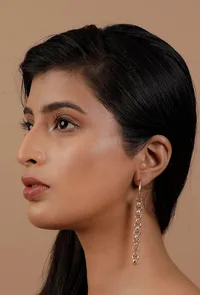 Kisha Twisted Gold Earrings image 1