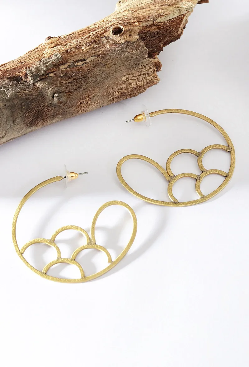 Heavenly Swirl Hoops
