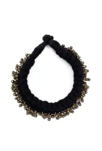 Onyx Black Tribal Anklet image 2