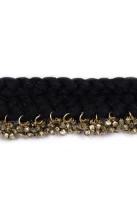 Onyx Black Tribal Anklet image 4