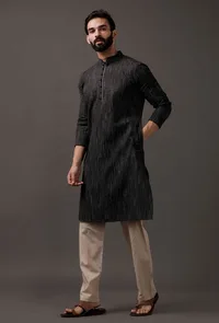 Black Kurta image 2