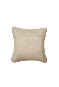 Geometric Cream Cotton Jacquard Cushion Covers - 2 image 3