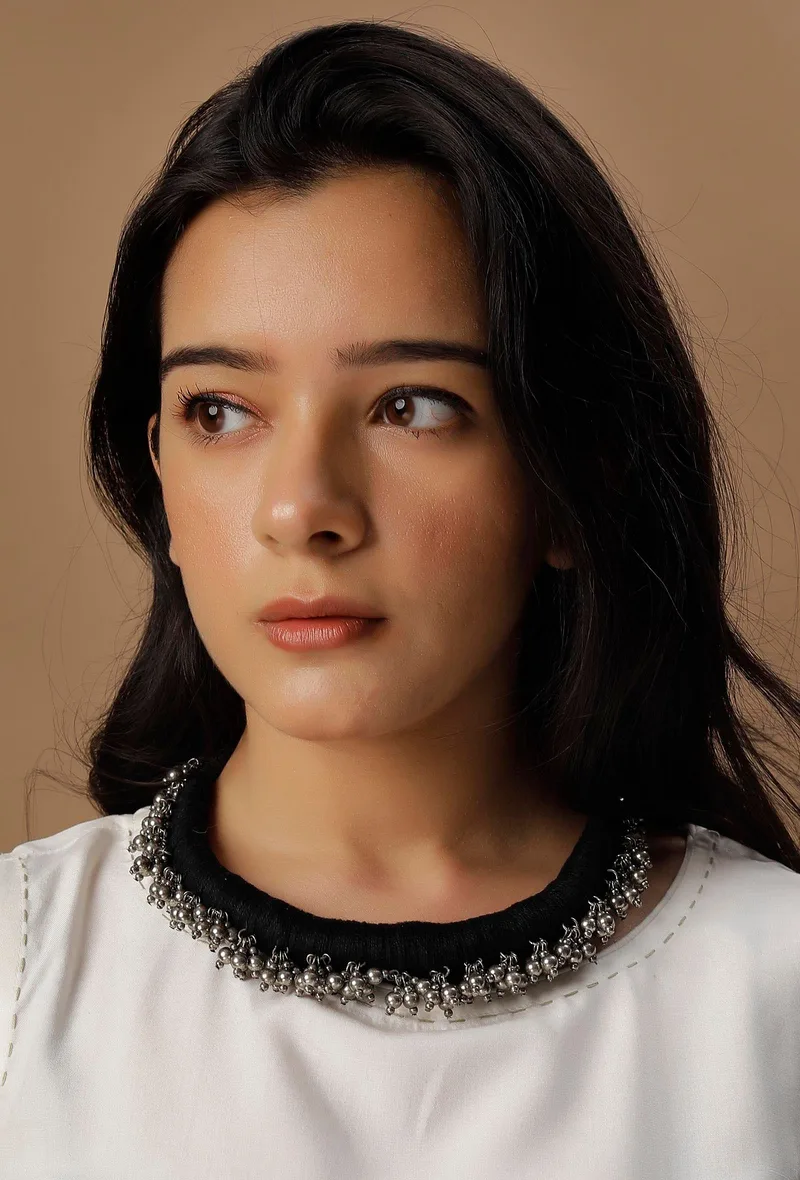 Naghma Black Tribal Ghungroo Necklace
