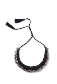 Naghma Black Tribal Ghungroo Necklace image 2