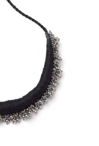 Naghma Black Tribal Ghungroo Necklace image 3