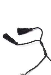 Naghma Black Tribal Ghungroo Necklace image 4