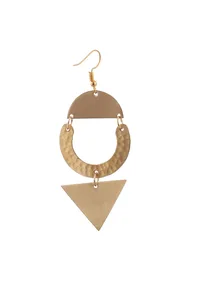 Jacqueline Brass Earrings image 4
