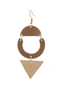 Jacqueline Brass Earrings image 5