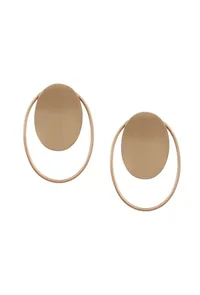 Double Layered Brass Earrings image 3