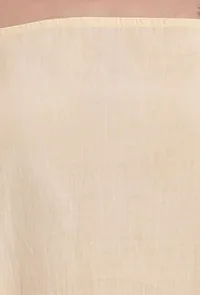 Light Yellow Cotton Cambric Flared Slip image 5