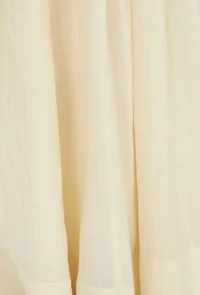 Set of 3: Classic White Cotton Blouse with Skirt and Dupatta image 6