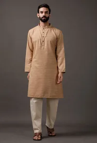 Golden brown Kurta image 1